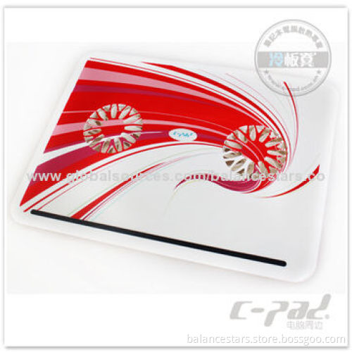New Notebook/Laptop Cooling Pad, Colorful Cooler Pads,Super Silent Fans, Powerful Efficient WindNew
